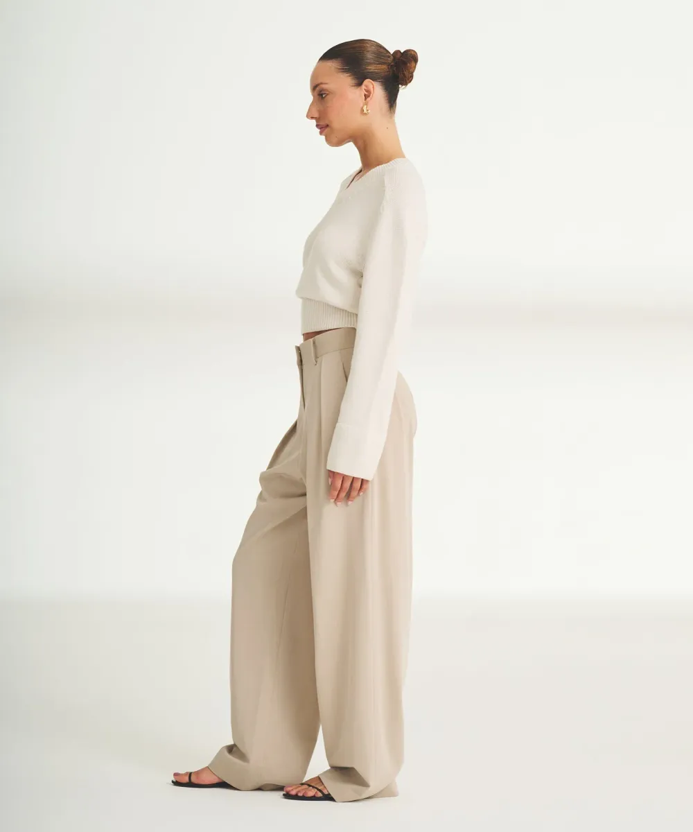 Cotton V-Neck Sweater 13