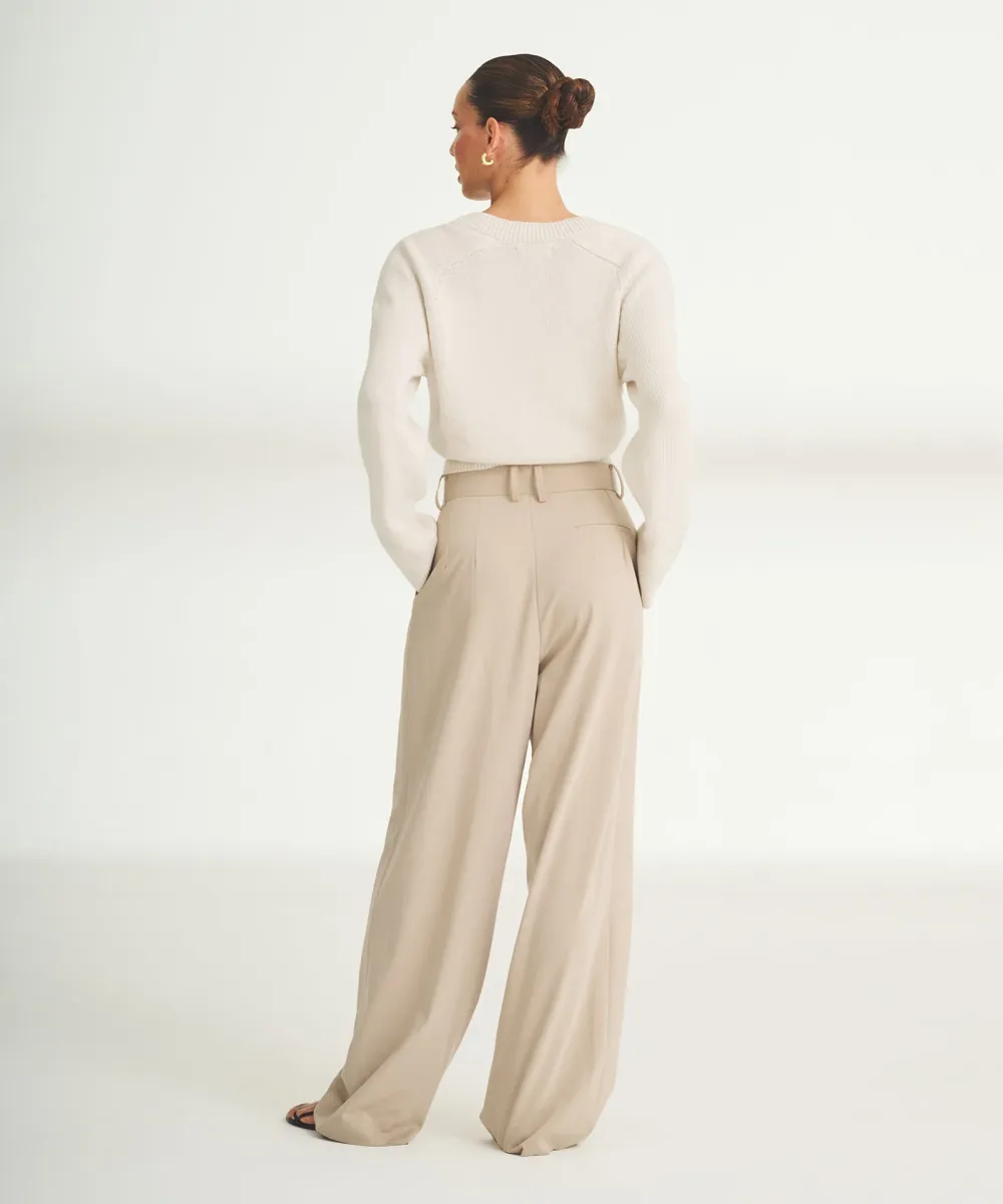 Cotton V-Neck Sweater 14