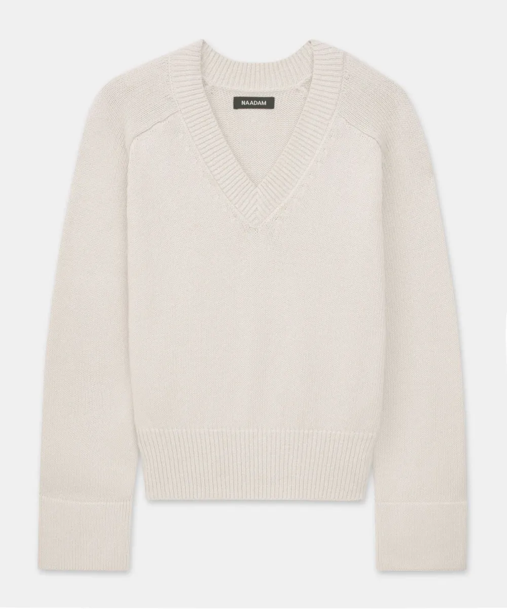 Cotton V-Neck Sweater 21