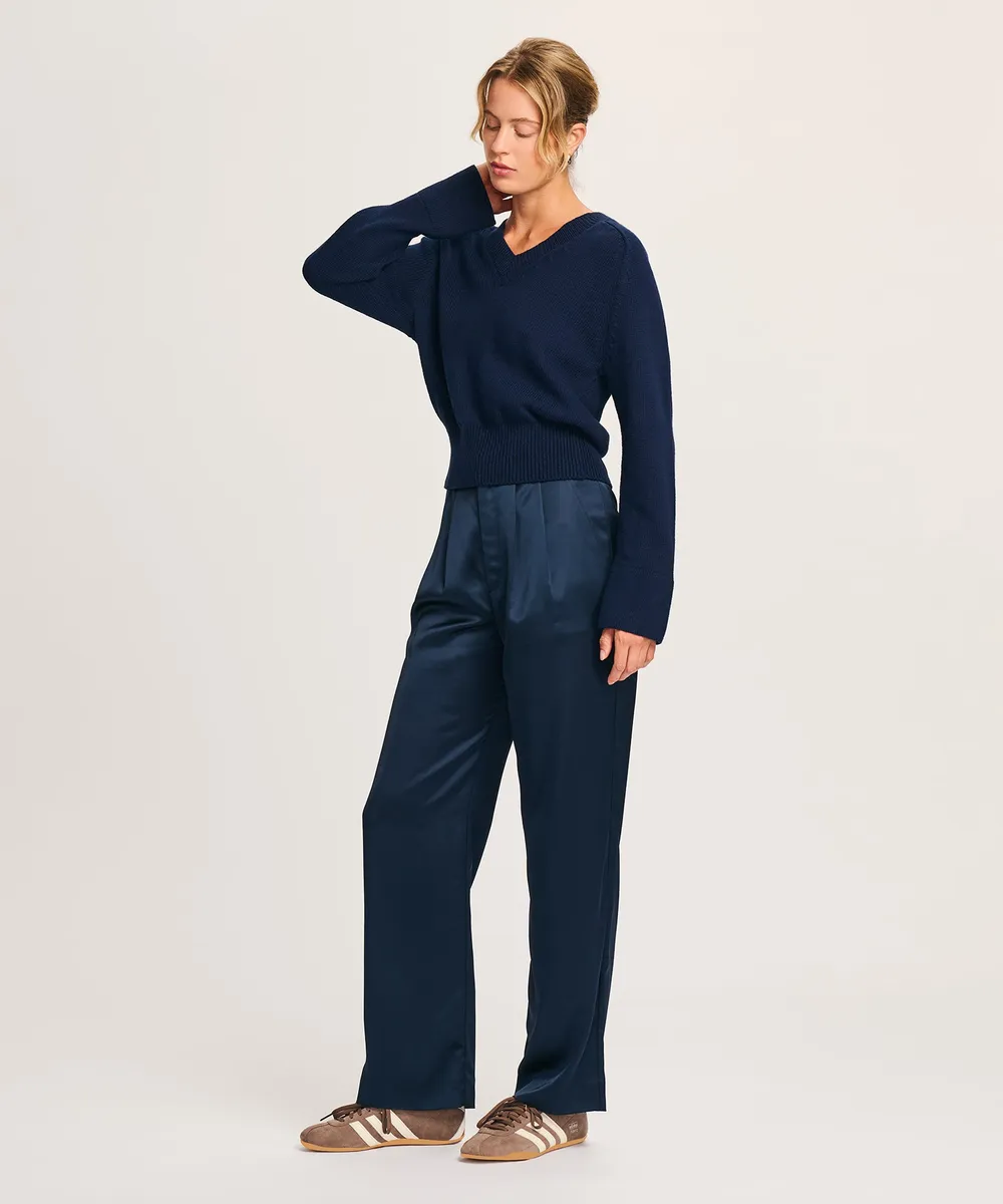 Cotton V-Neck Sweater 29