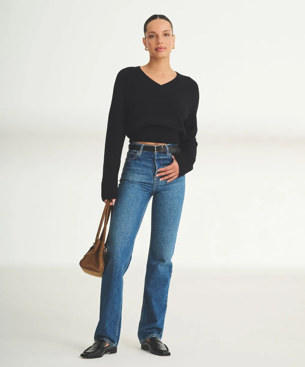 Cotton V-Neck Sweater 7