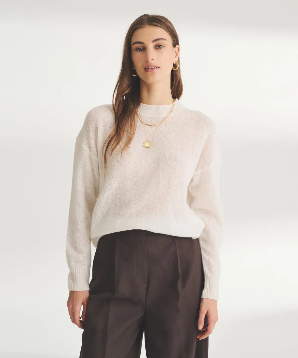 Featherweight Cashmere Crewneck Sweater 2