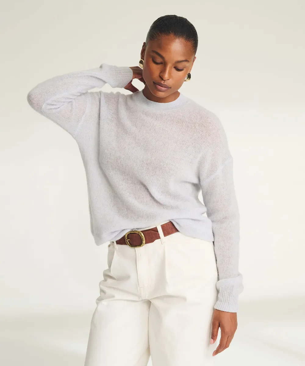 Featherweight Cashmere Crewneck Sweater 4