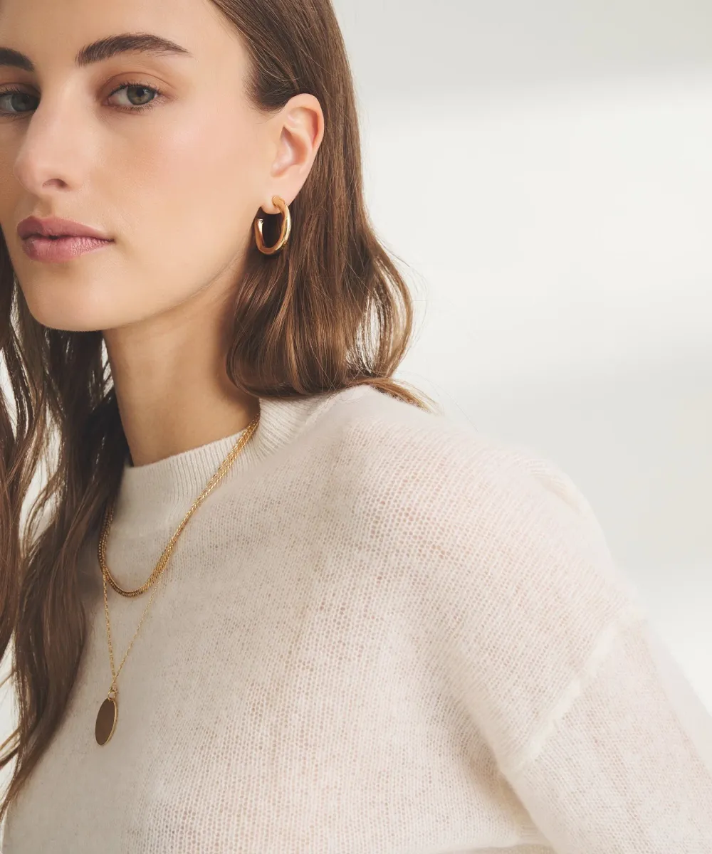 Featherweight Cashmere Crewneck Sweater 34