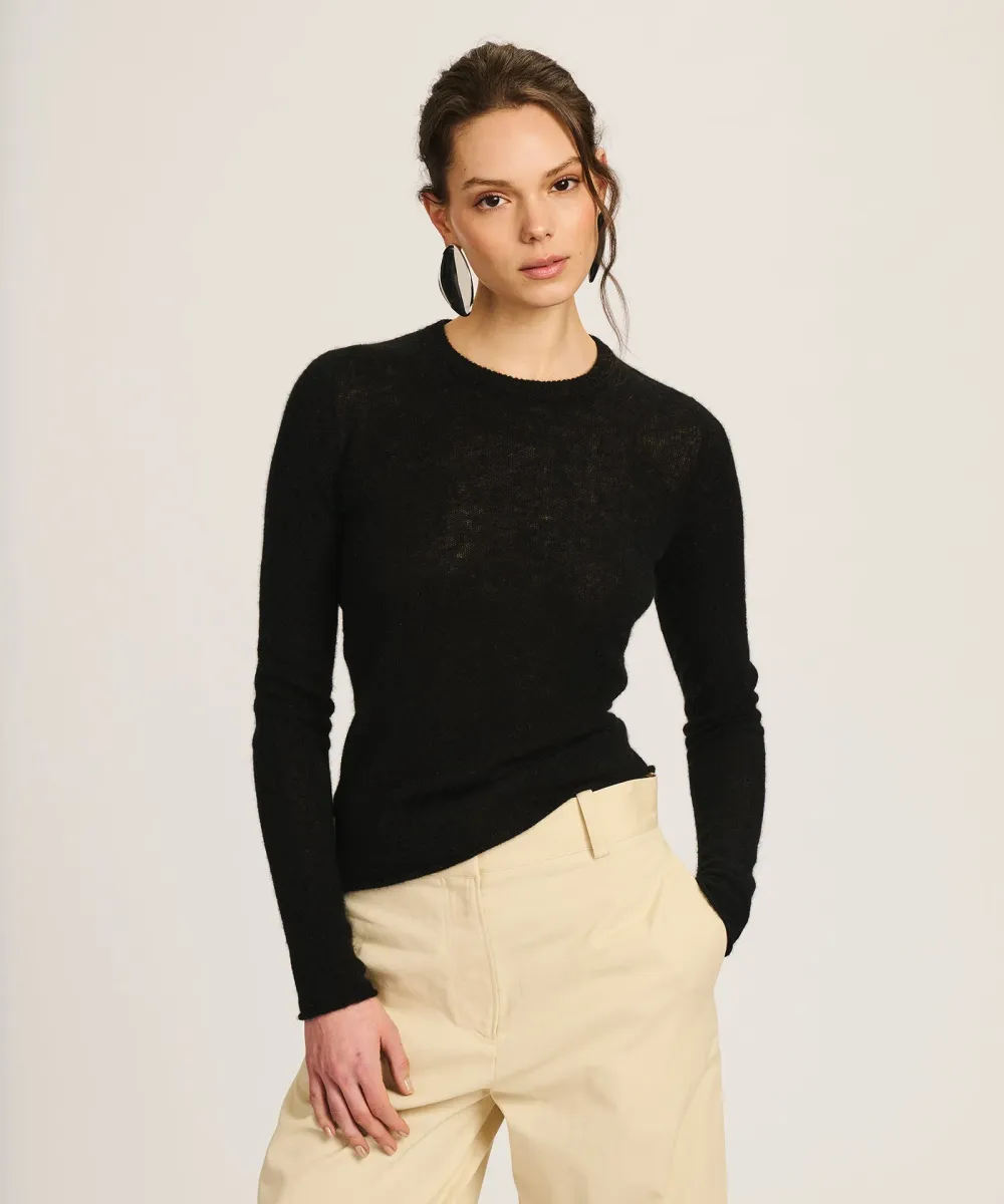 Featherweight Cashmere Slim Crewneck Sweater 12