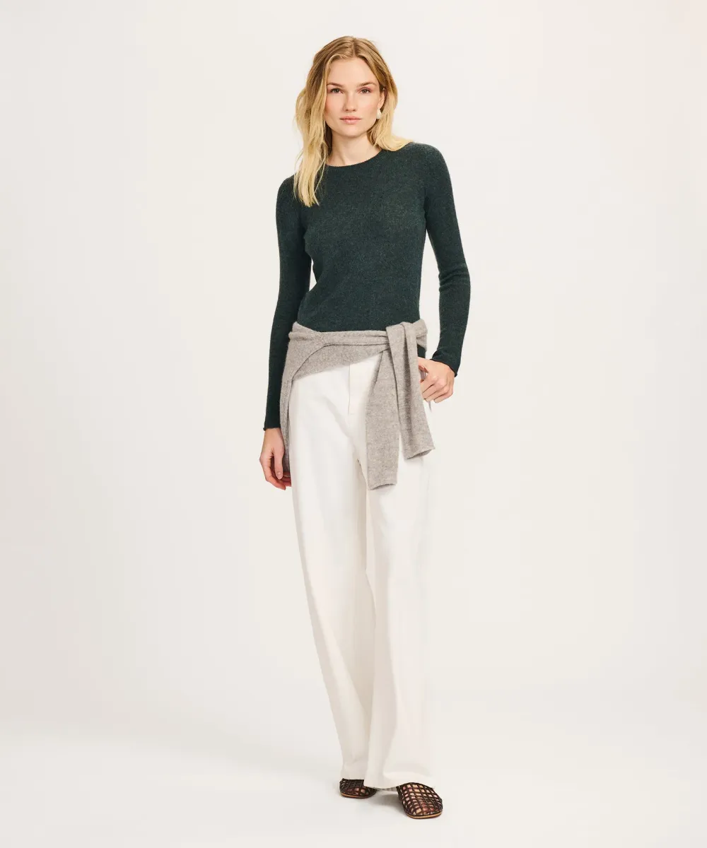 Featherweight Cashmere Slim Crewneck Sweater 3