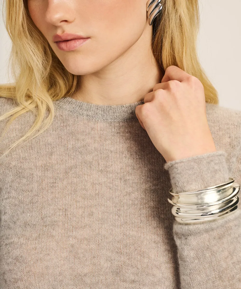 Featherweight Cashmere Slim Crewneck Sweater 7