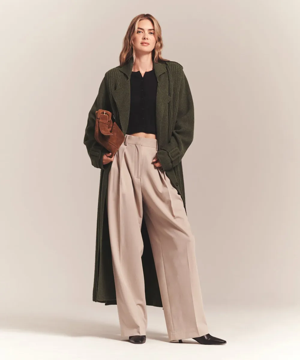 Full Length Two Piece Knit Coat 3