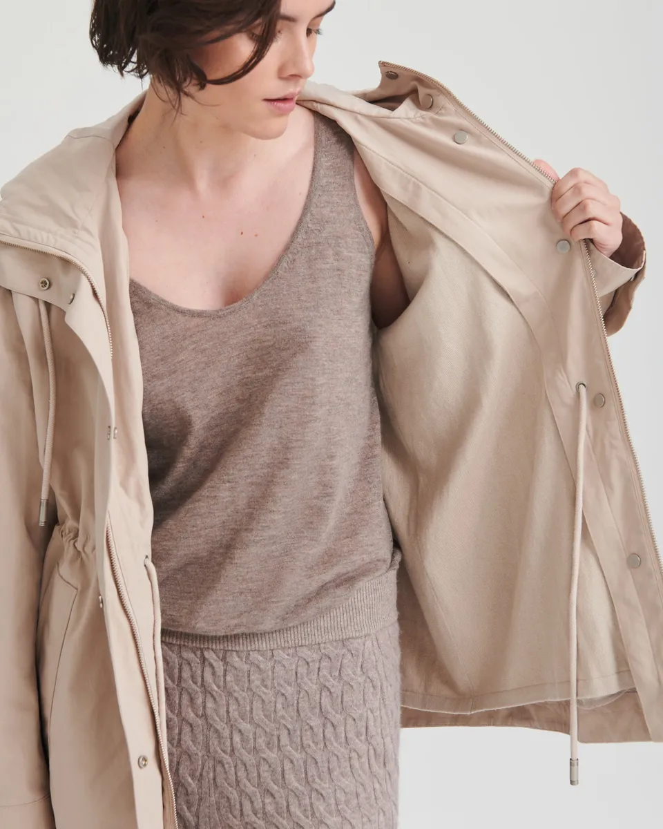 Hooded Raincoat with Removable Lining 5