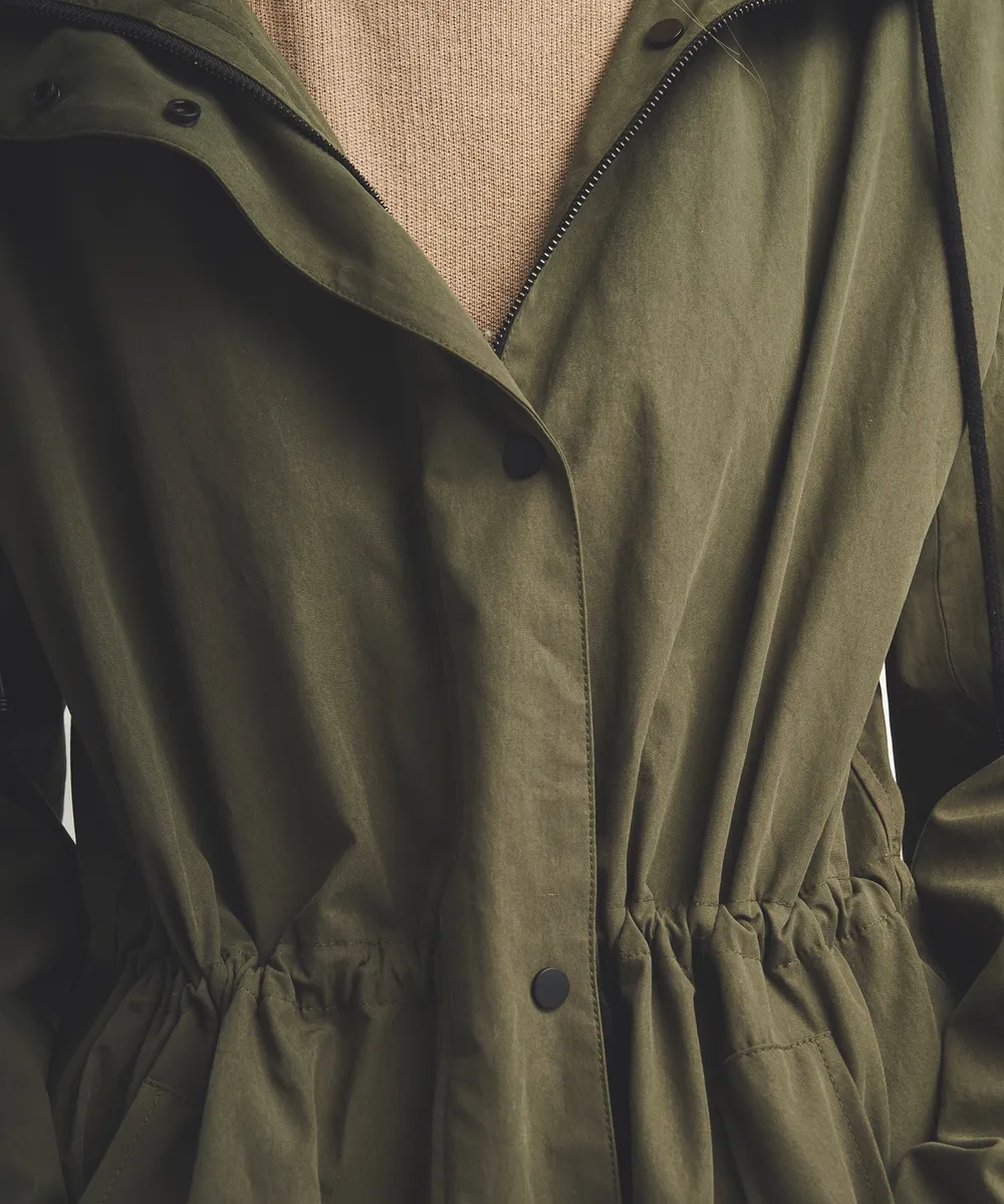 Hooded Raincoat with Removable Lining 10