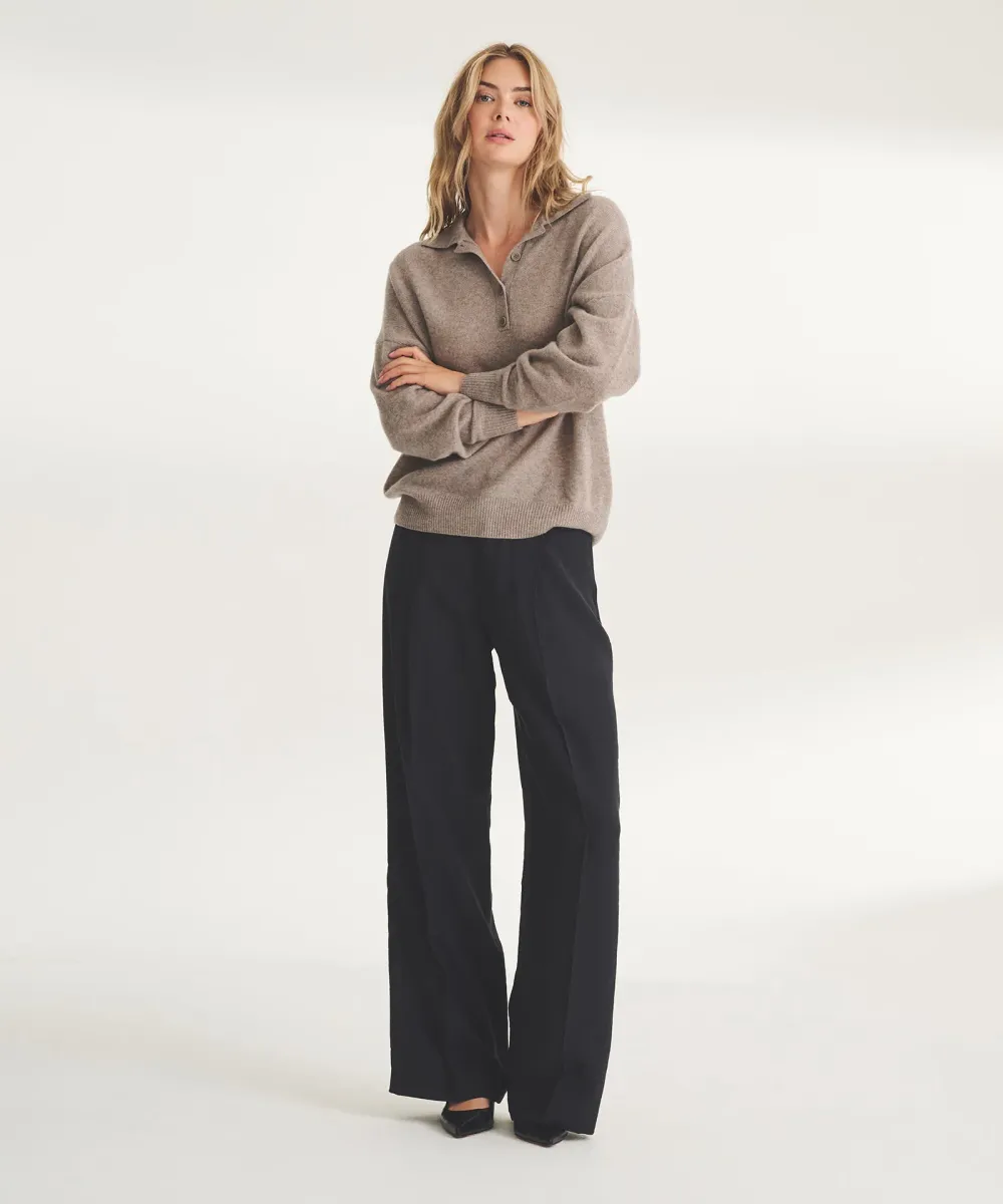 Lightweight Cashmere Oversized Polo 4