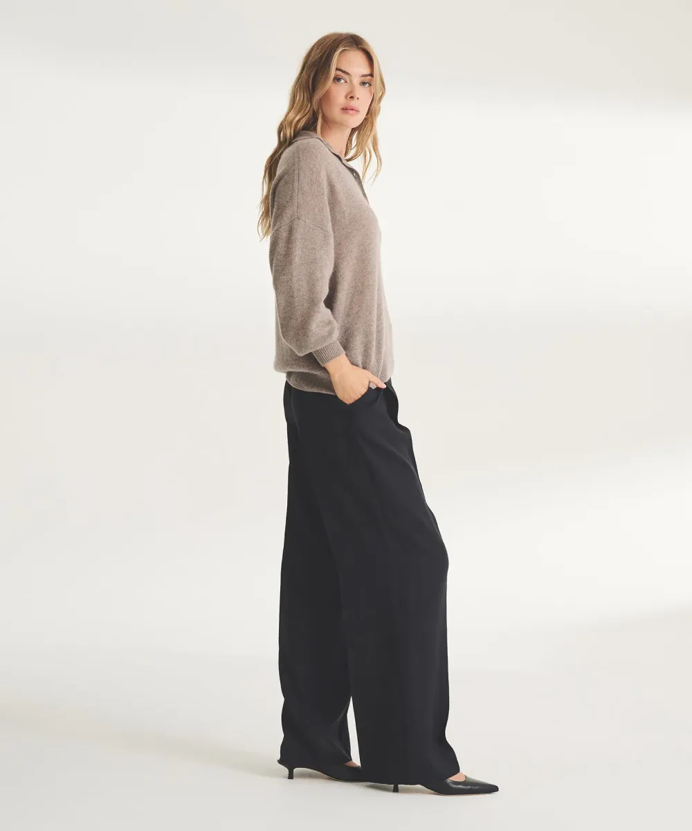 Lightweight Cashmere Oversized Polo 5