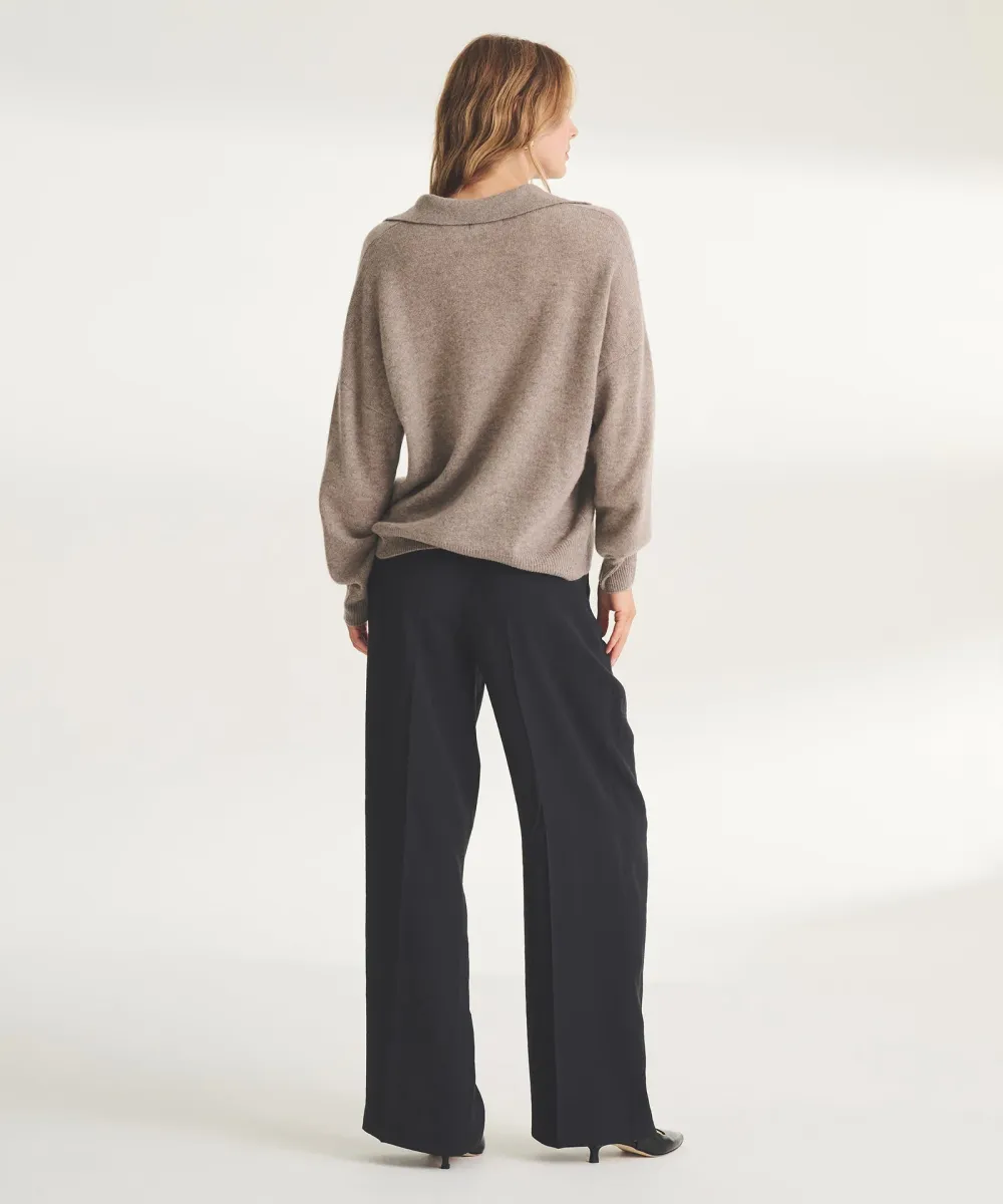 Lightweight Cashmere Oversized Polo 6