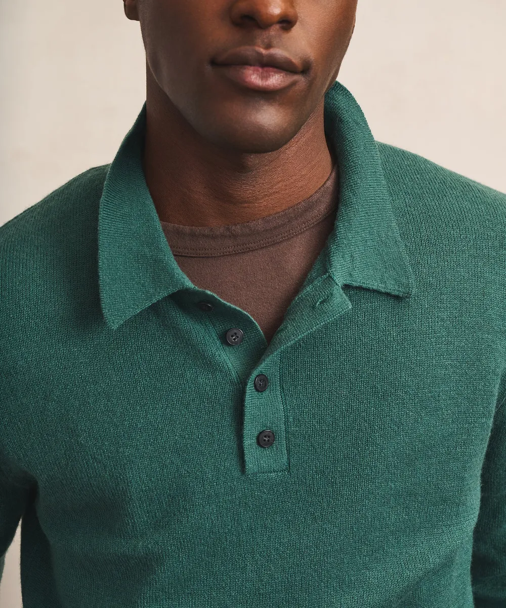 Lightweight Cashmere Polo 3