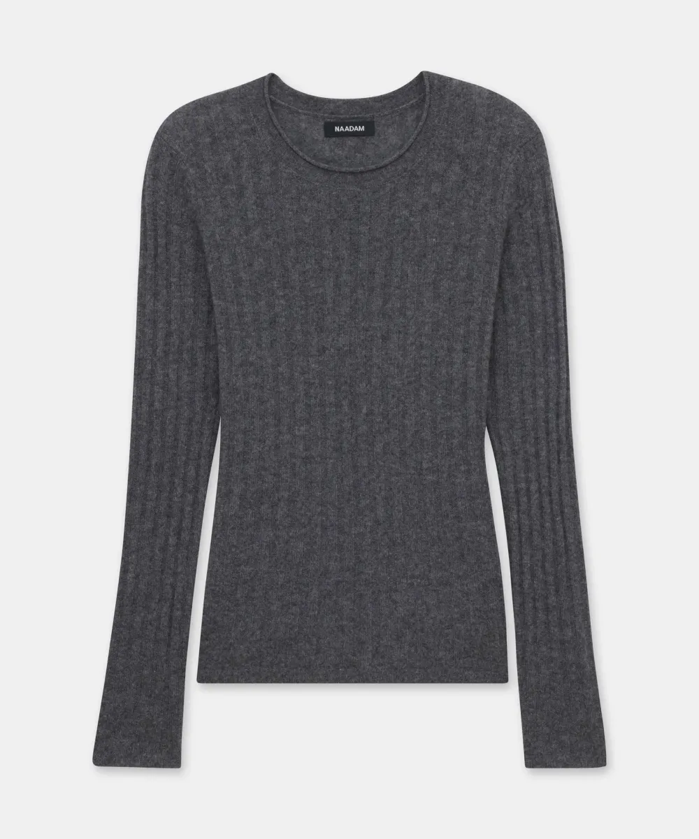 Lightweight Cashmere Ribbed Sweater 28