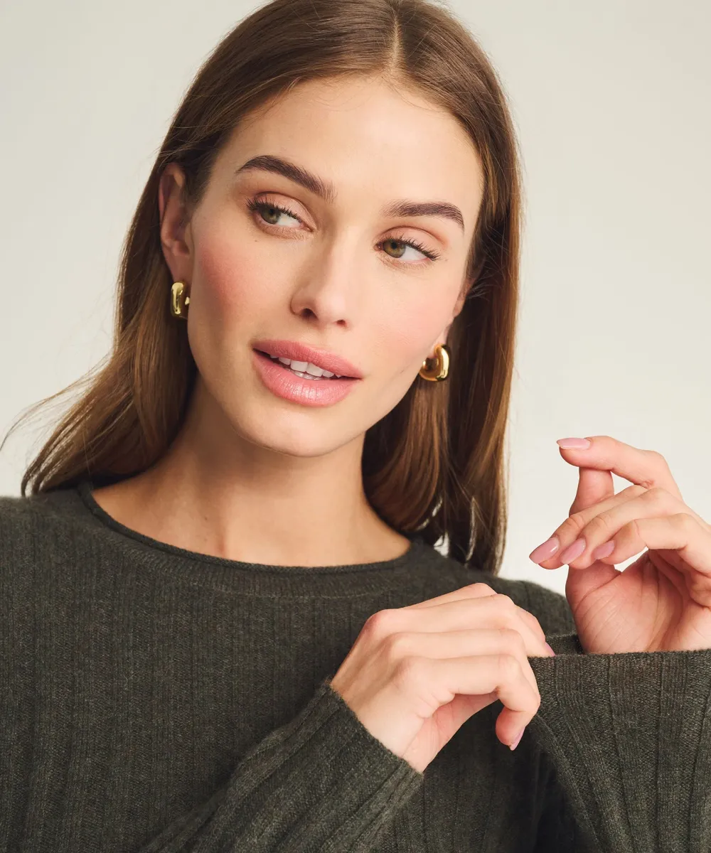 Lightweight Cashmere Ribbed Sweater 39