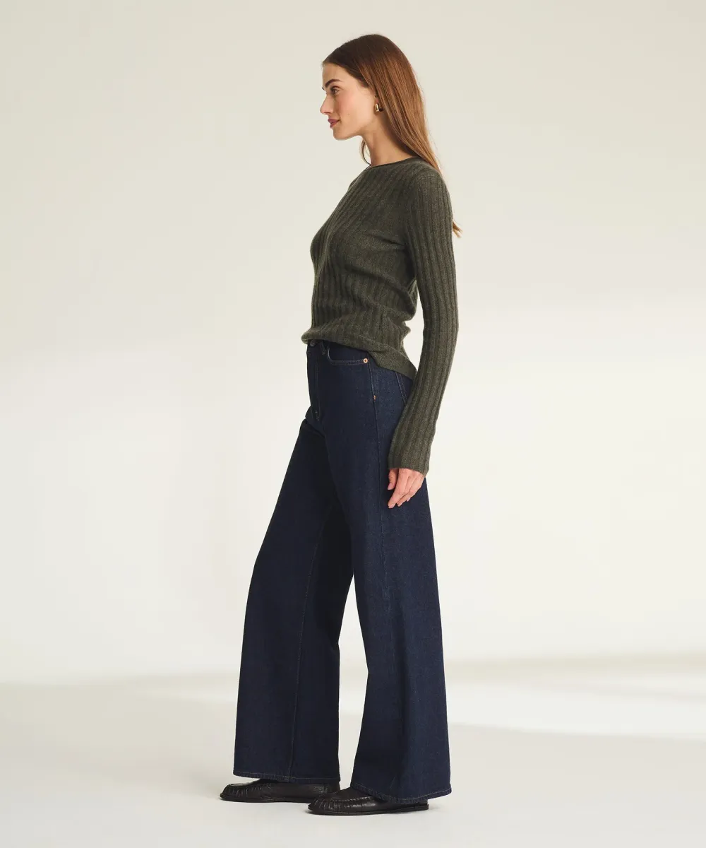 Lightweight Cashmere Ribbed Sweater 41