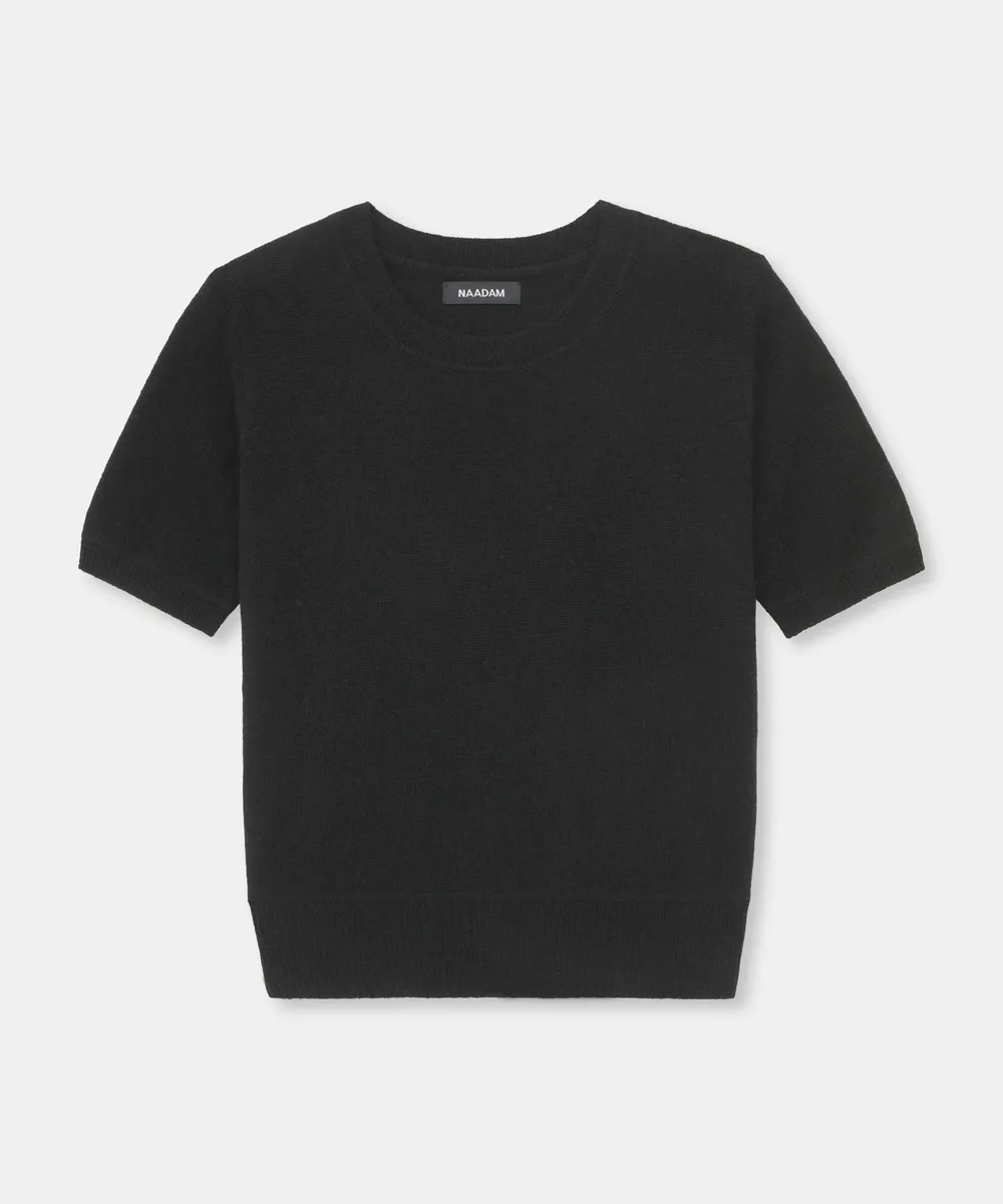 Lightweight Cashmere Short Sleeve Sweater 19