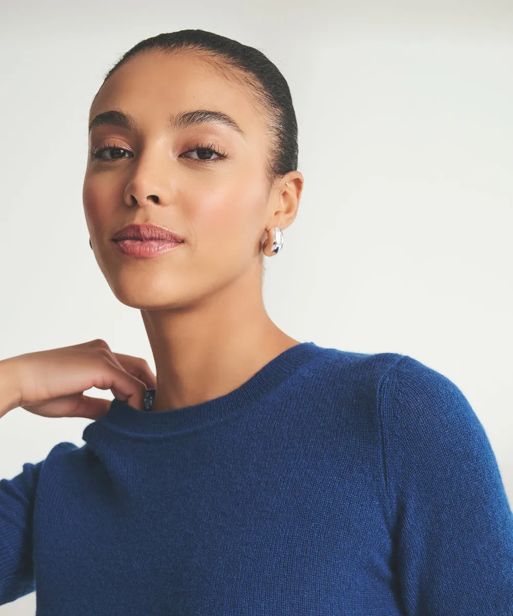 Lightweight Cashmere Short Sleeve Sweater 23