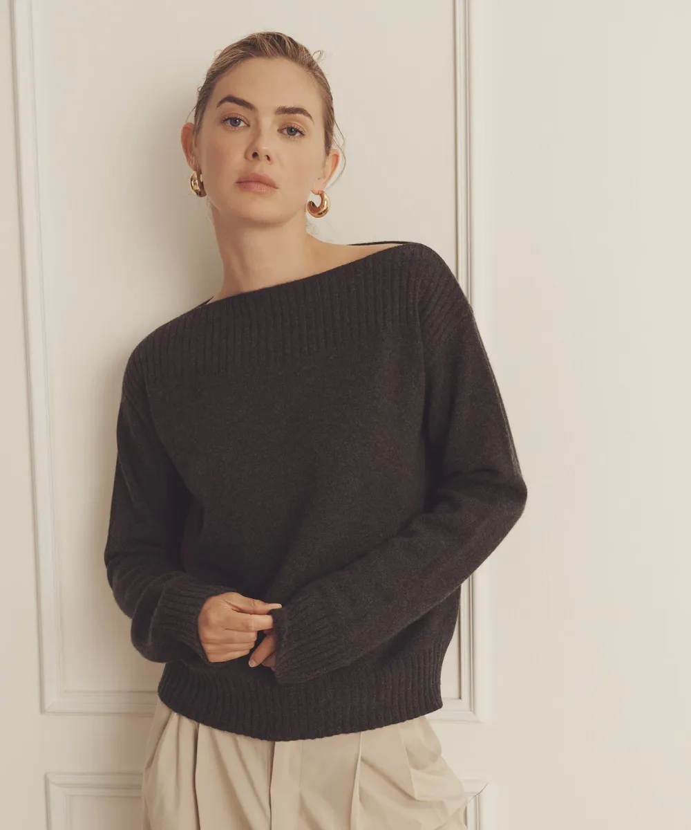 Luxe Cashmere Boatneck 12