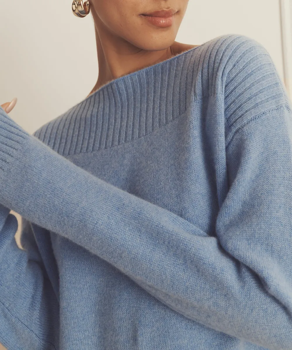Luxe Cashmere Boatneck 17