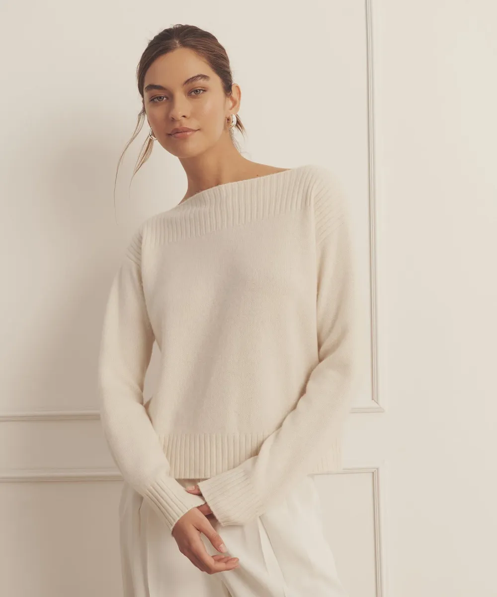 Luxe Cashmere Boatneck 6