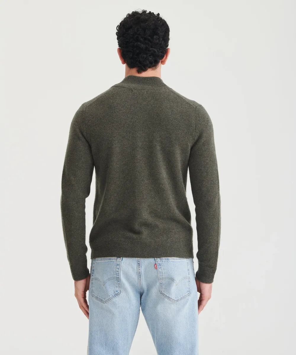 Luxe Cashmere High Neck Cardigan 13