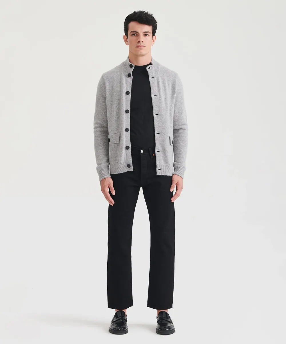 Luxe Cashmere High Neck Cardigan 20