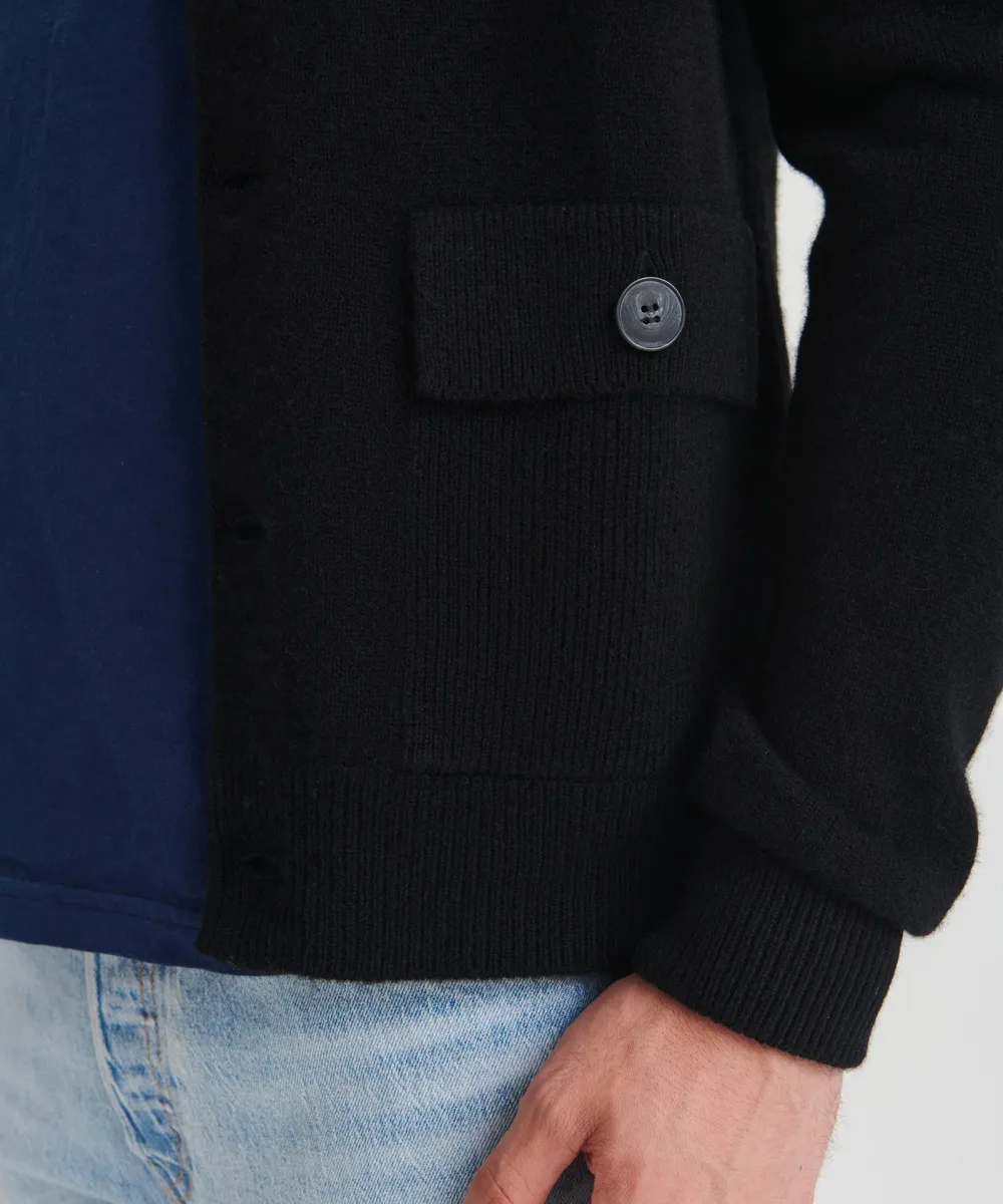 Luxe Cashmere High Neck Cardigan 21