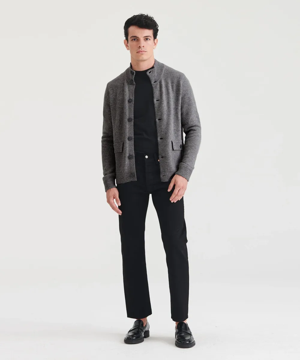 Luxe Cashmere High Neck Cardigan 24