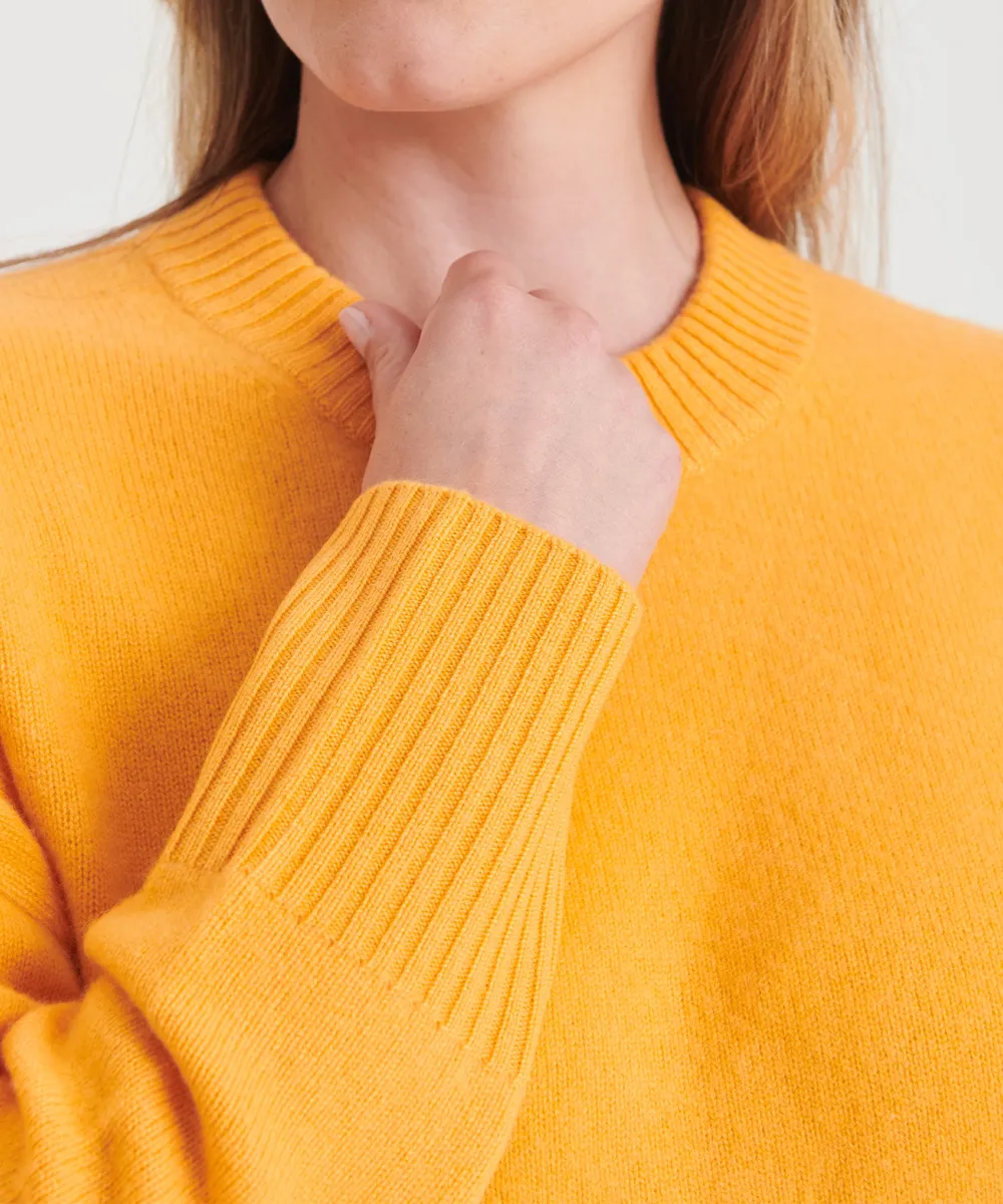 Luxe Cashmere Oversized Crewneck Sweater 18