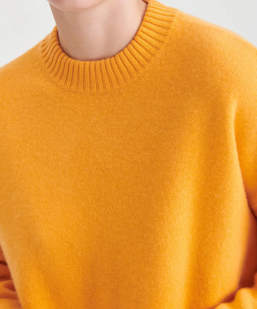 Luxe Cashmere Oversized Crewneck Sweater 19