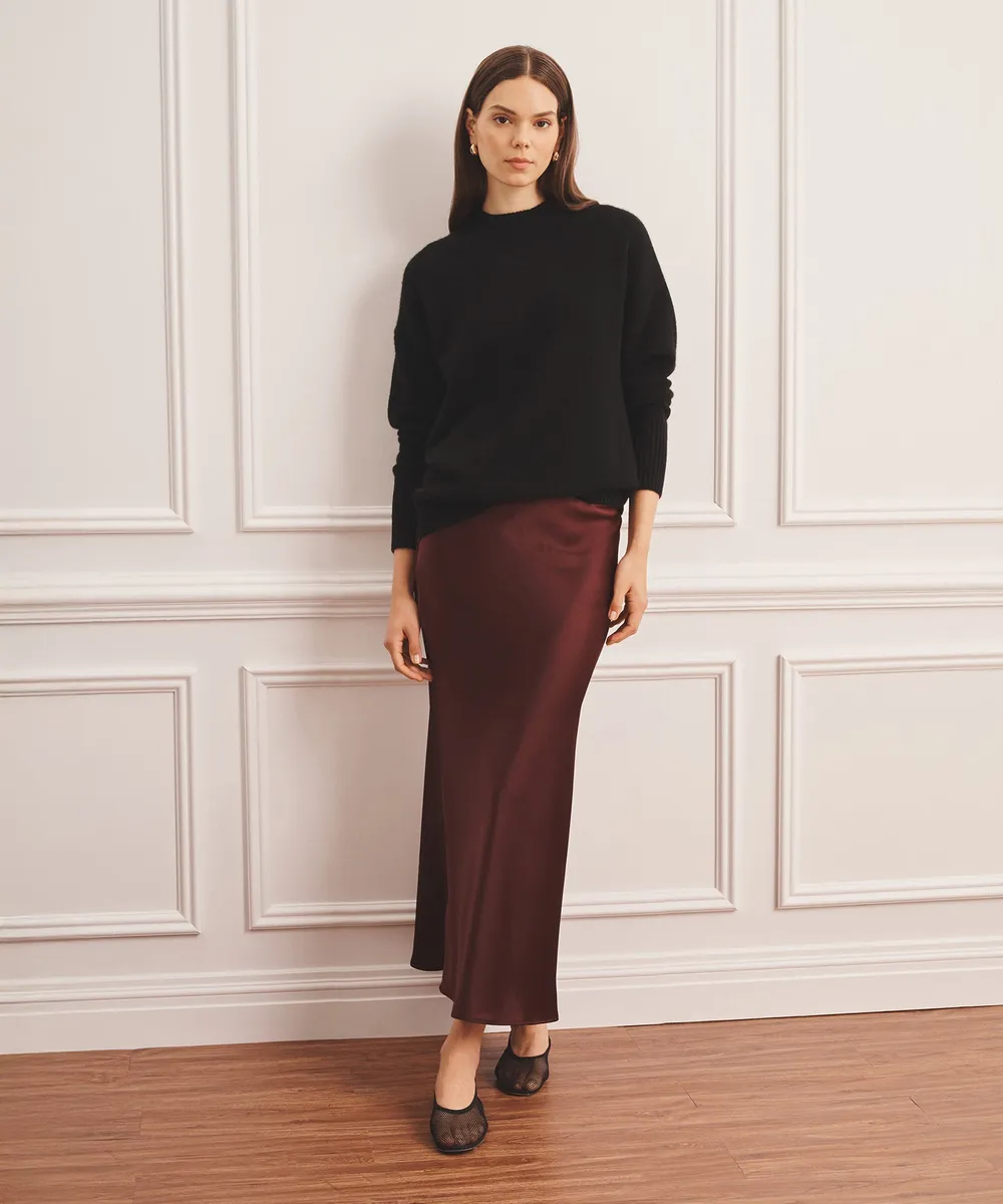 Luxe Cashmere Oversized Crewneck Sweater 3