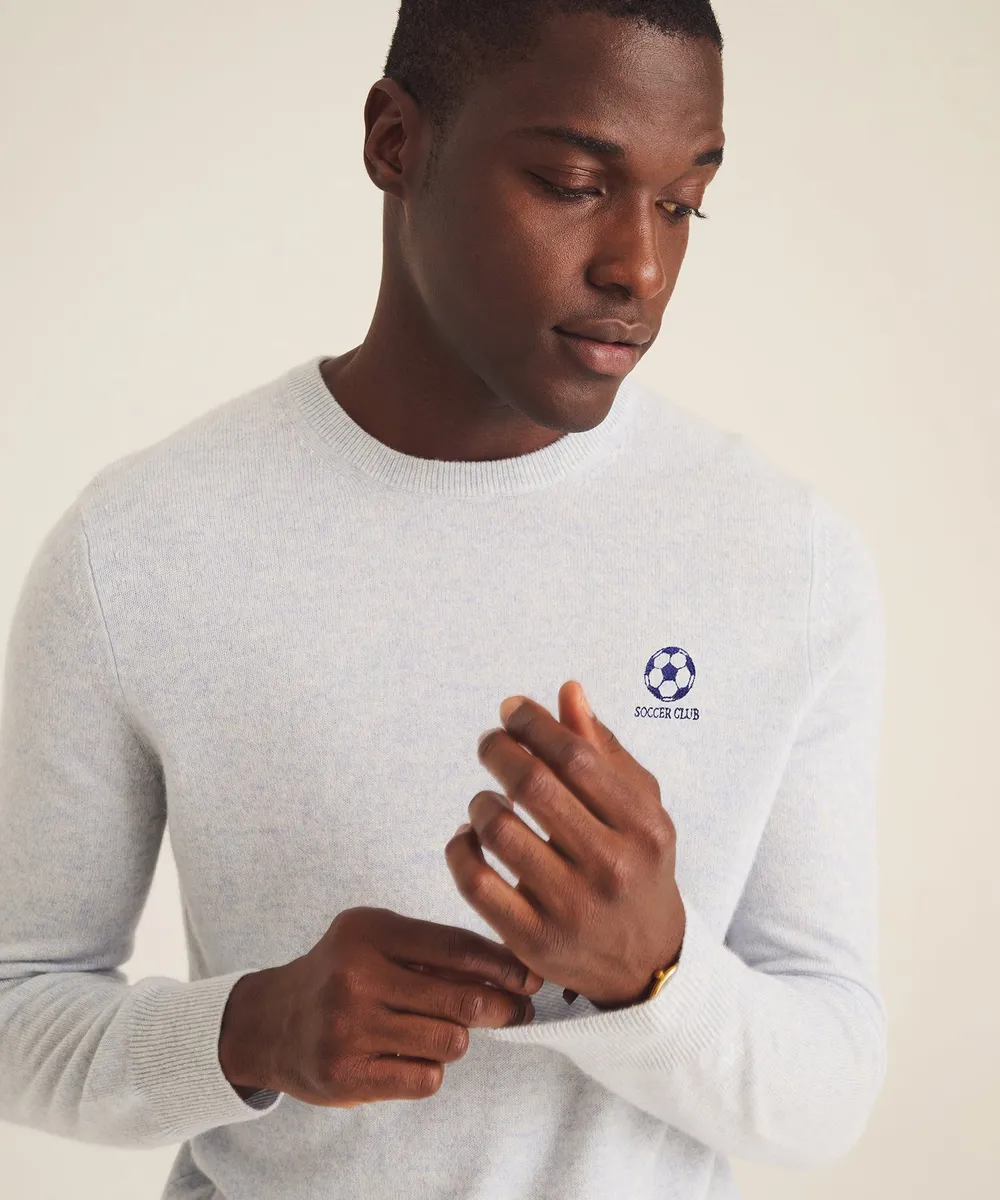 Men's Soccer Cashmere Sweater
