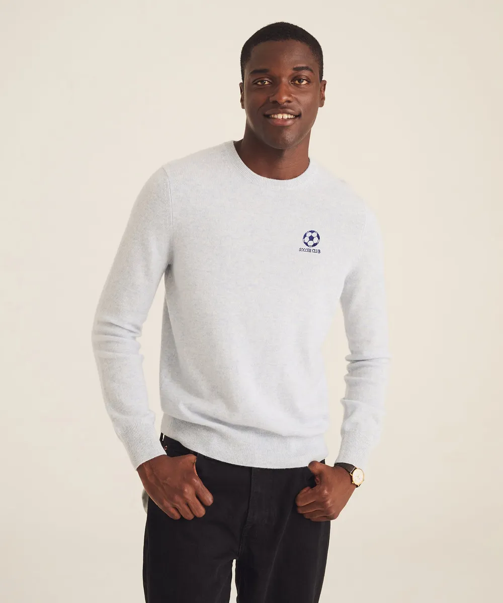 Men's Soccer Cashmere Sweater 2