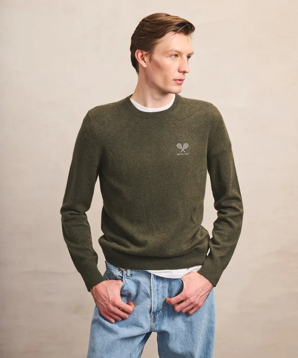 Men's Tennis Cashmere Sweater 2