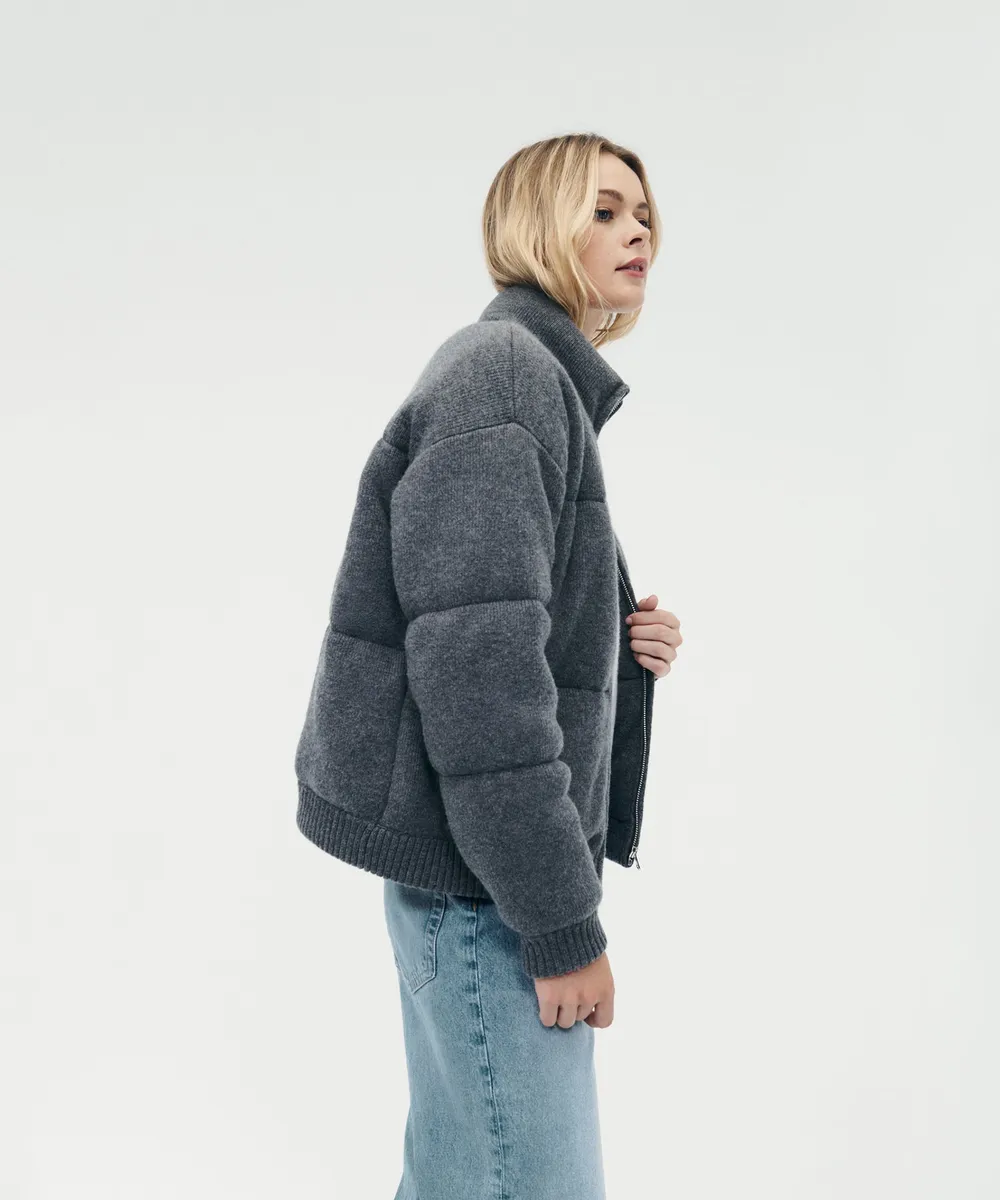 Merino Cashmere Puffer Jacket 5