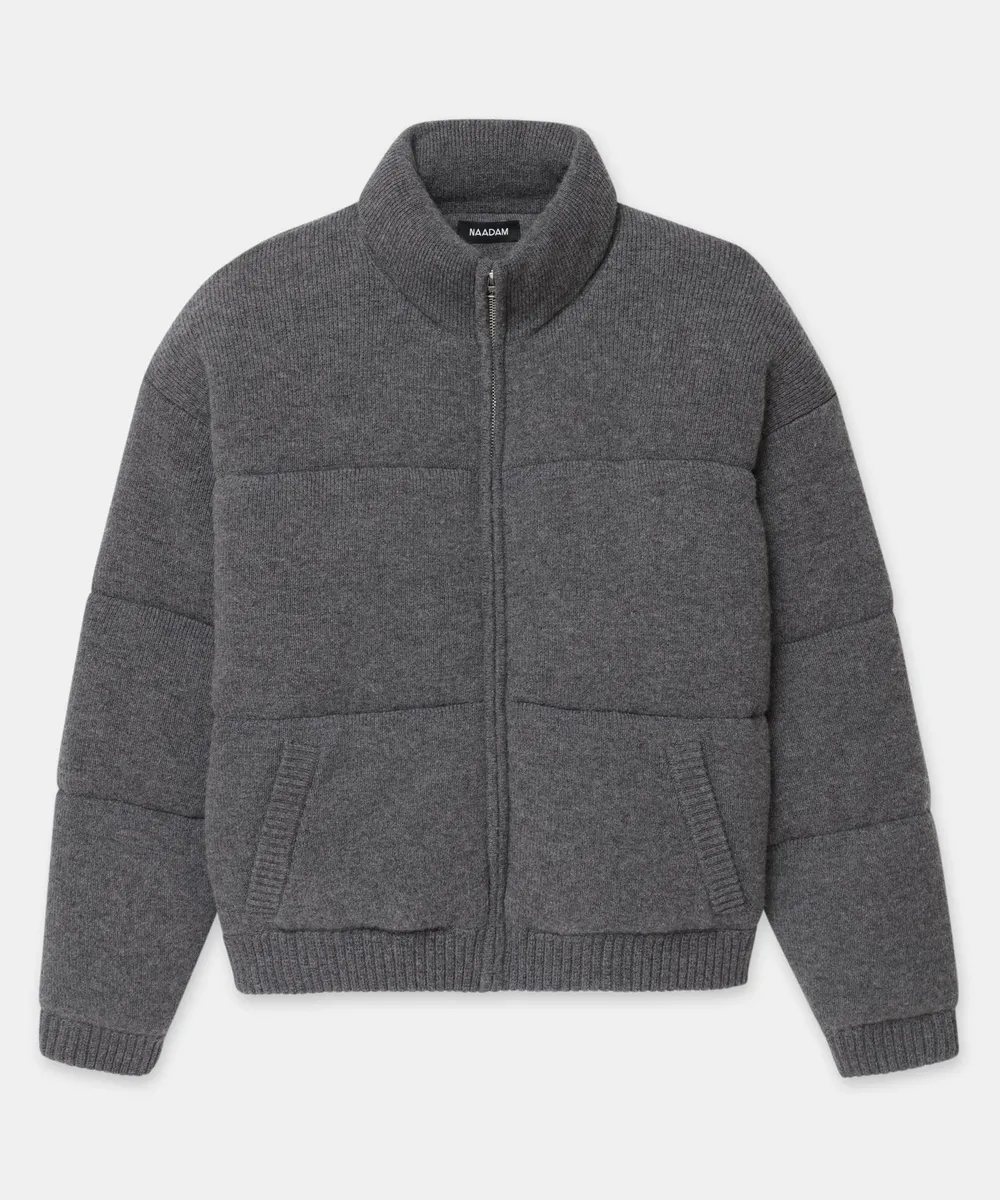Merino Cashmere Puffer Jacket 8