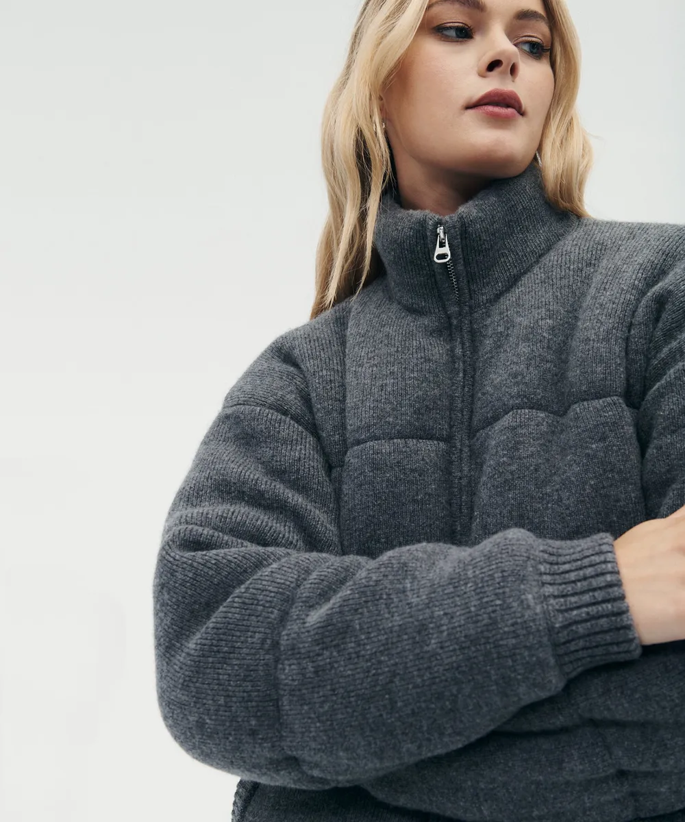Merino Cashmere Puffer Jacket 9