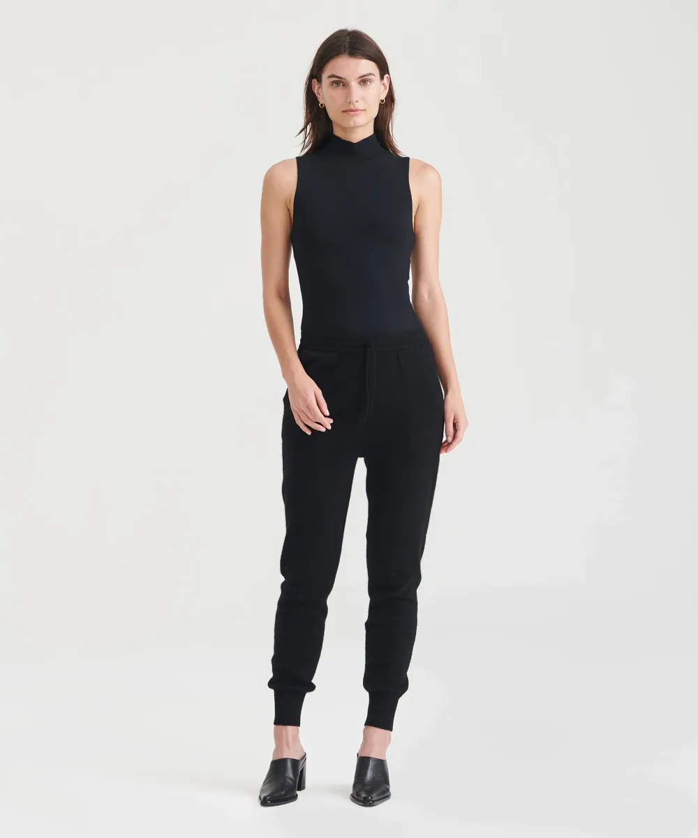 Modal Cashmere Sleeveless Mockneck Bodysuit 7