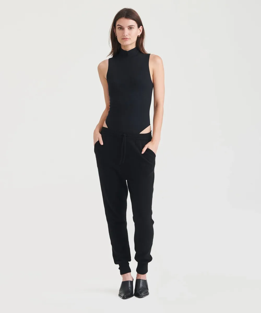 Modal Cashmere Sleeveless Mockneck Bodysuit 8