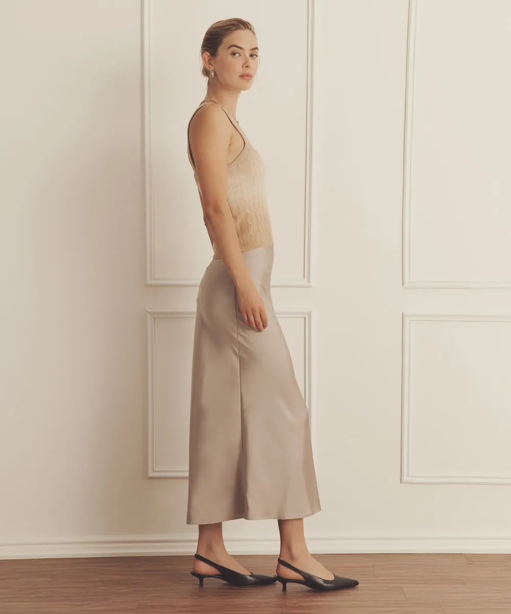 Novelty Cashmere Dip Dye Cable Tank 9