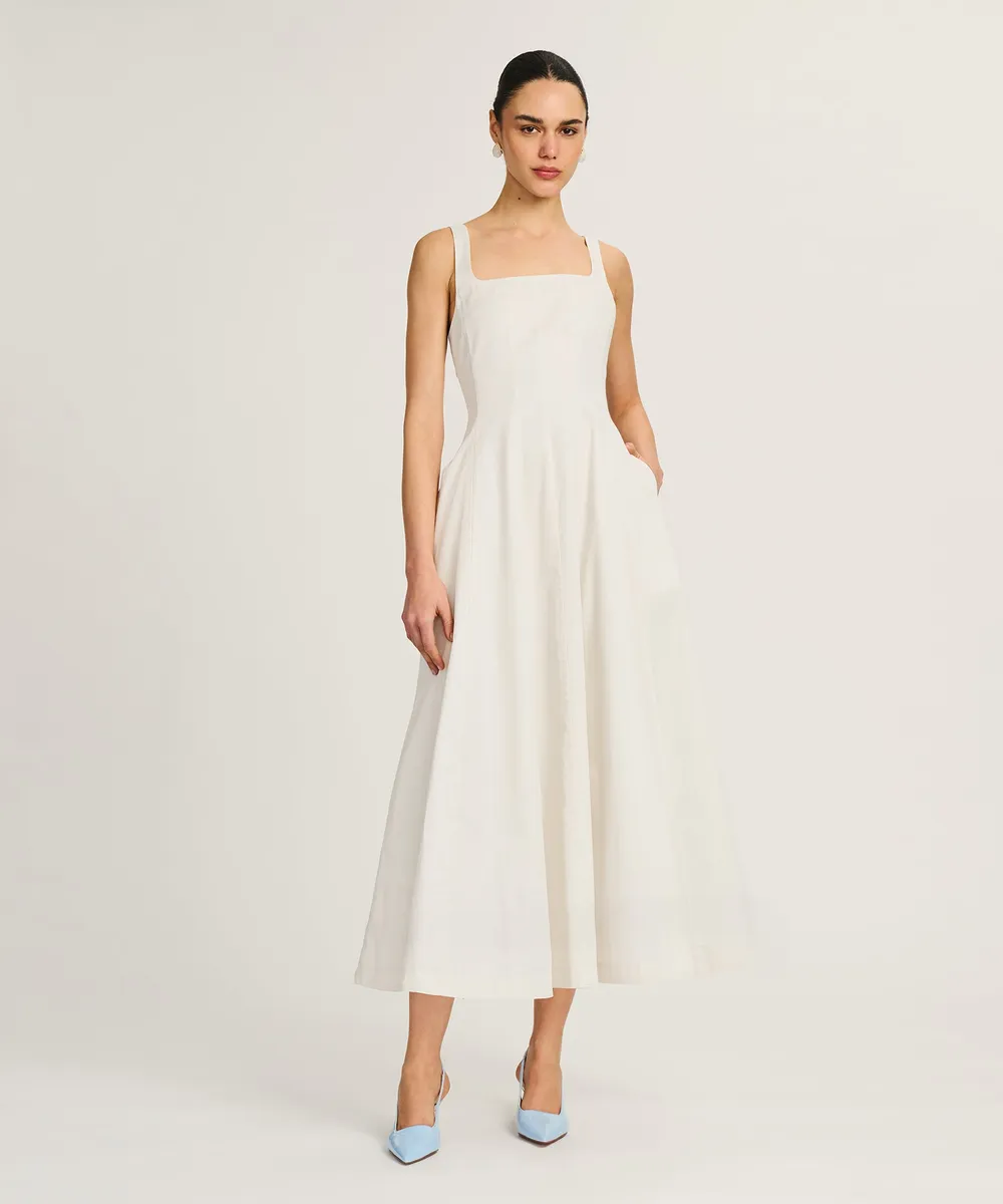Organic Cotton Midi Dress 11