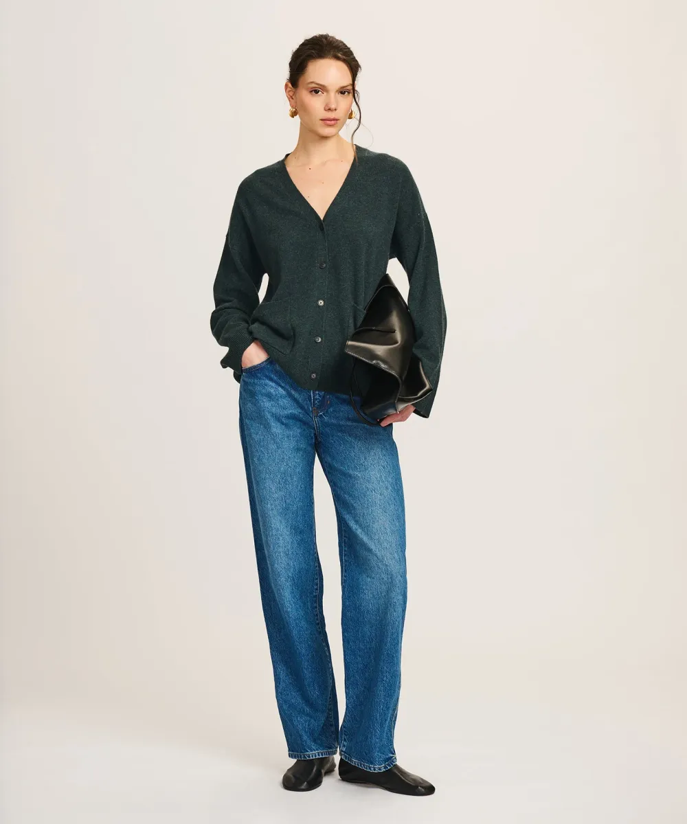 Signature Cashmere Boxy Cardigan 2