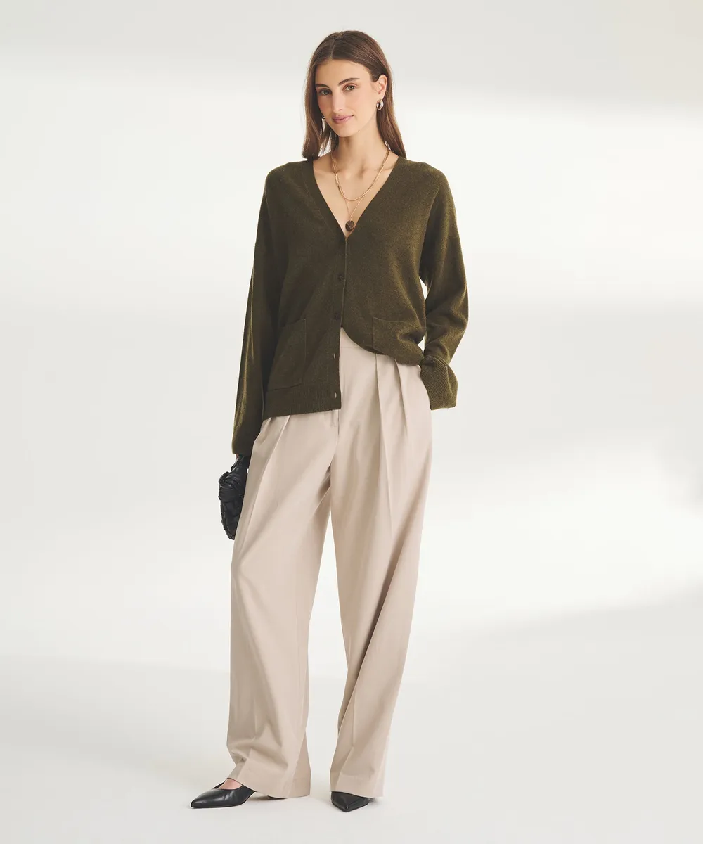 Signature Cashmere Boxy Cardigan 11