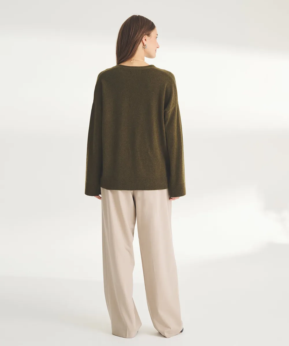 Signature Cashmere Boxy Cardigan 14
