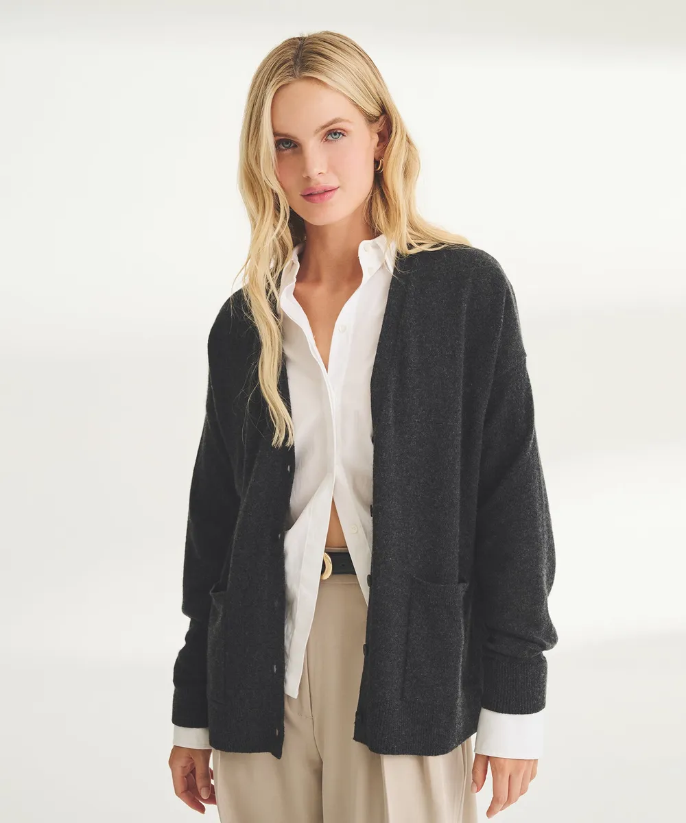 Signature Cashmere Boxy Cardigan 18