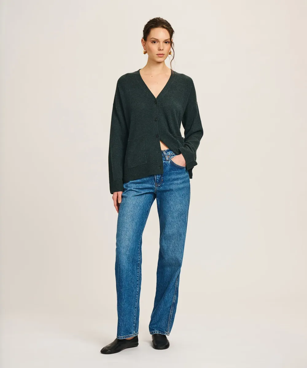 Signature Cashmere Boxy Cardigan 3