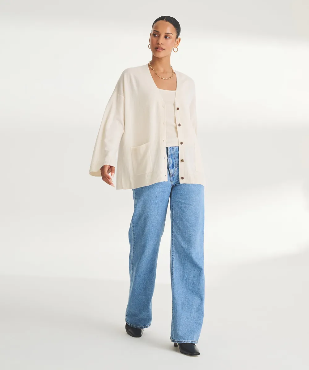 Signature Cashmere Boxy Cardigan 25