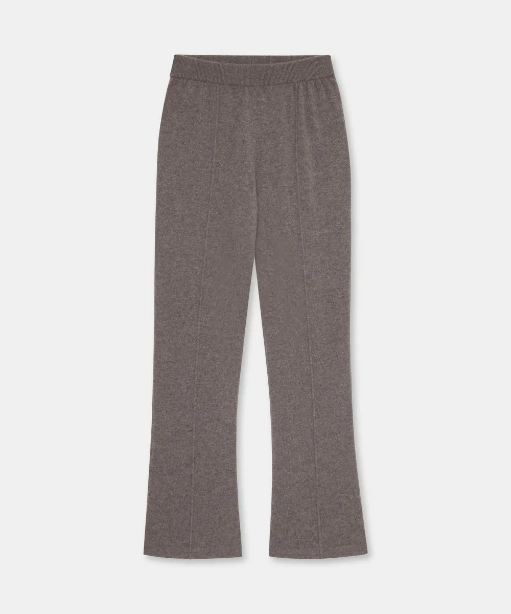 Signature Cashmere Cropped Pant with Pintucks 3